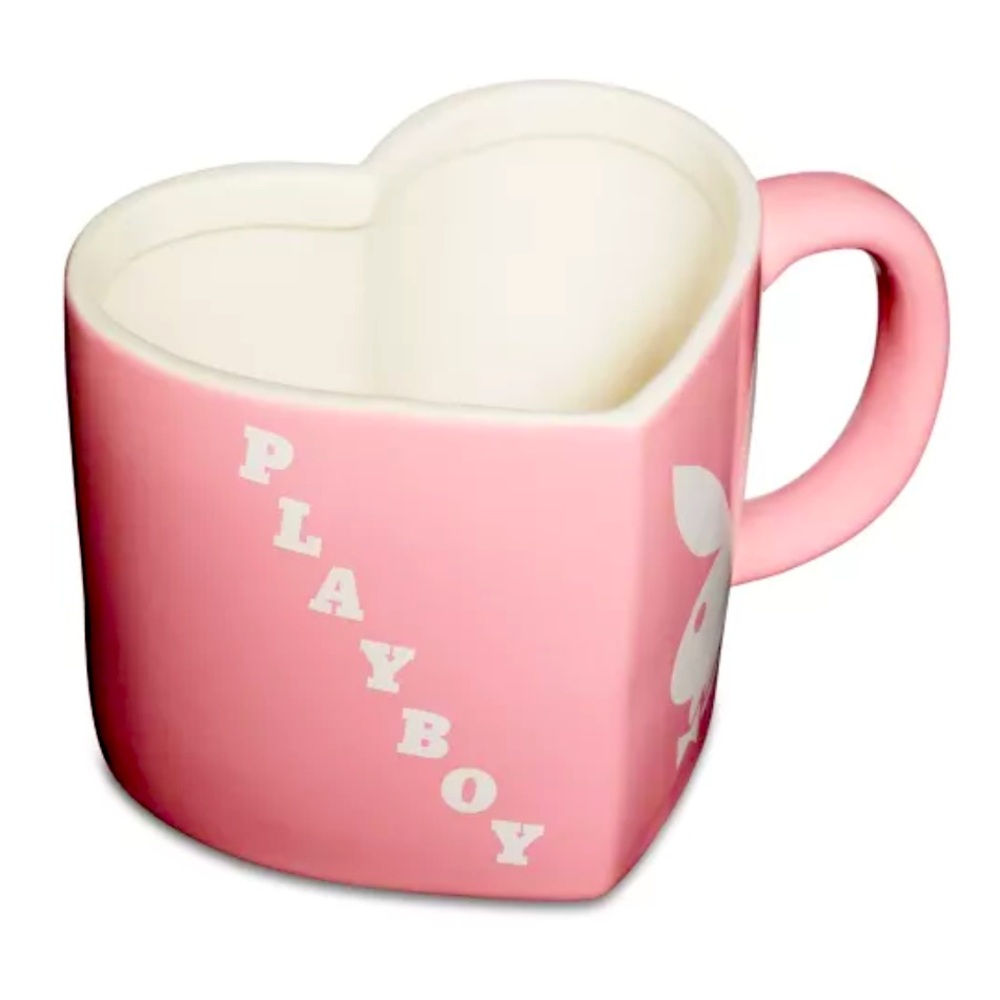 Playboy Bunny Heart Shaped Oversized Coffee Mug - NWT